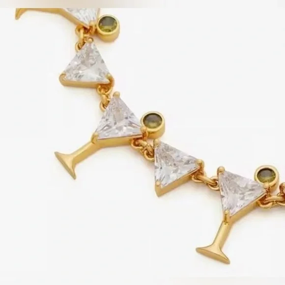 KATE SPADE Shaken Or Stirred Tennis Bracelet NWT w/Dust Bag - Picture 5 of 7